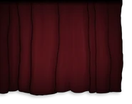 The curtain in Freaky Machine.