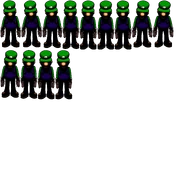 Luigi sprite sheet
