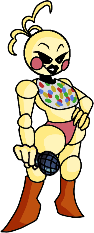 HOW TO DRAW Toy Chica, Five Nights at Freddy's, fnf Mod : Vs. FNAF 2 @Amanda Drawings in 2023