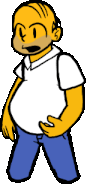 Homer Up Pose