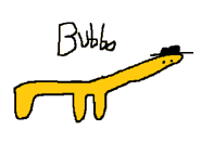 The original drawing of Bubbo.