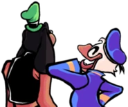 Static Goofy and Donald Duck