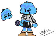 Concept art of Minus Javier, as seen on the GameBanana page.