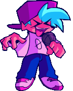 Boyfriend's loaded up pose