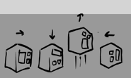 "Geometry Dash Cube Pose Concepts (Dollie)"