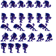 Majin Sonic - Concept Idle/Impatient Sprites by RetroReimagined on