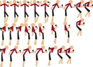 SN Paul sprite sheet.