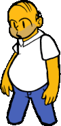 Homer Left Pose