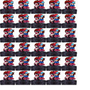 Boyfriend's and Girlfriend's Week 4 sprite sheet