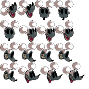 Sprite sheet for a second scrapped design