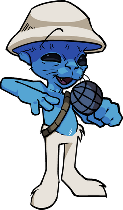 Smurf Cat by HandmanMurr12 on DeviantArt