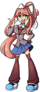 Artwork of HD Monika by BossSwagMaster.