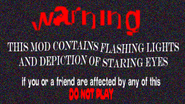 Bob mod's warning screen