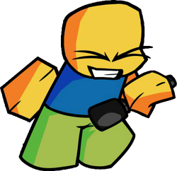 Roblox Noob - Roblox Noob Pixel Art - 340x680 PNG Download - PNGkit