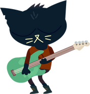 Mae's static down pose