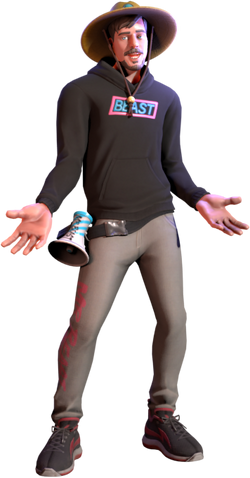 Mrbeast standing png image