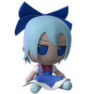 A sprite of Chibi Fumo in the pause menu. (Found in the files)