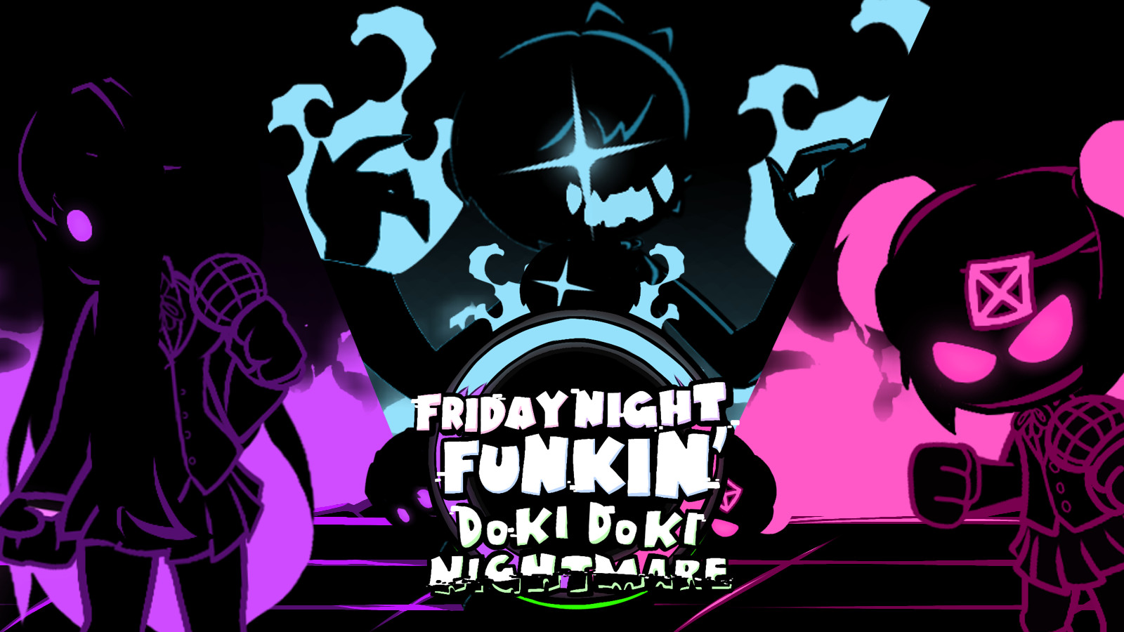 Doki Cross Takeover! BAD ENDING [Friday Night Funkin'] [Mods]