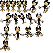 Old spritesheet (Cartoon Bendy)