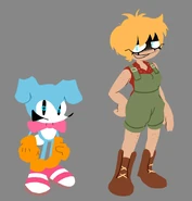 Design for Maddie, and outdated design for Usaguro