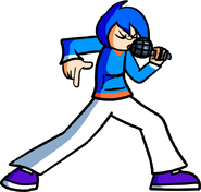 Derker's down pose