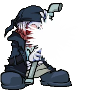 Hank blocking BF's mic