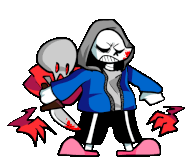 Old down pose with Papyrus
