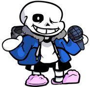 Sans's Alternate Left pose (Unused)