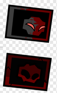 Early concepts for Corrupt's winning icons, made by Glowkion.