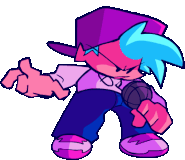 Boyfriend's loaded down pose