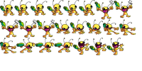 Alien Hominid's Spritesheet