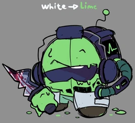 Lime (D-Side White)