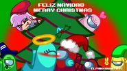 Christmas picture posted on Youtube featuring Mat, Sophie, Zachie, Erick, Moni and Fishy