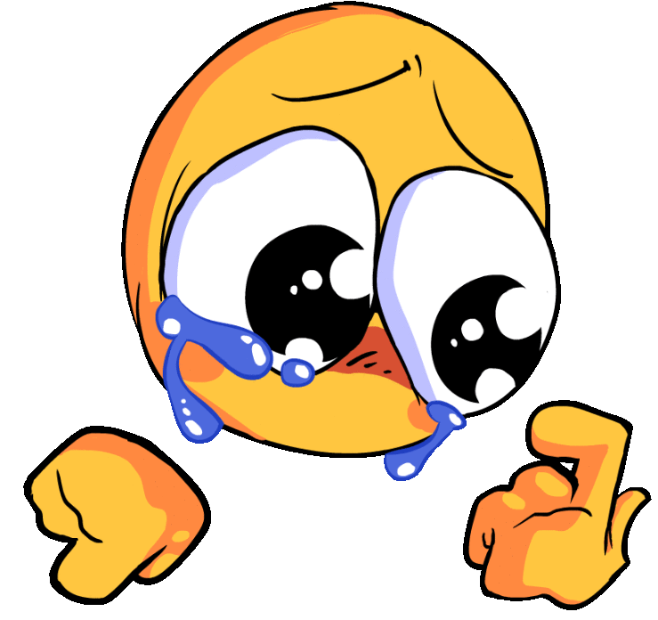 Cursed Crying Emoji Gif