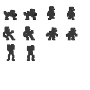 Henry's pixel Spritesheet.
