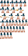 Sprite sheet for the cutscene before Dull Fuse.
