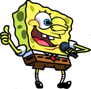 Spongebob left static