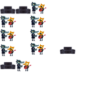 Bea and Gregg's sprite sheet