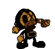 Striker getting hit by Boyfriend.