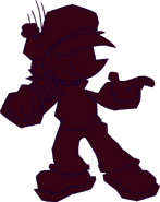 Static left miss pose