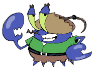 Official D-Side design for Mr. Krabs.