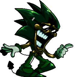 I made a sprite edit of Sonic.EXE. It's his B3 version, since B3 Majin is  green, I decided that he should be called… Scourge.PRGM! :  r/FridayNightFunkin