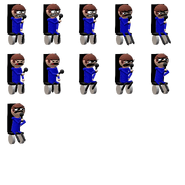 Dave's sprite sheet during some Insanity parts (2.0)