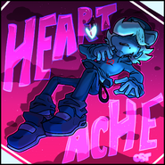 The cover art for Heartache, the fourth and final song for Week 1