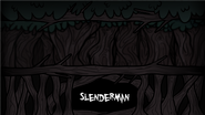 Slender's story menu.