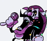 An image of an presumably unused pose, edited with confetti.