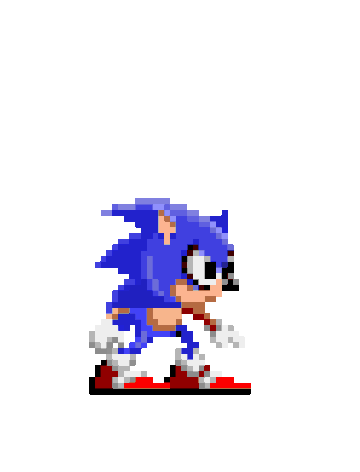 Roblox FNF Animations: Majin Sonic from a Sonic CD Easter Egg Screen 