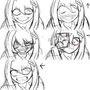 Pose concepts for Yuri Up close.