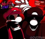 Art of Vs. Mario FNF Port's MX, and Mario Madness's MX hanging out. (This was to announce forgiving Marco Antonio after he made a silly comment about Mario FNF Port, but shortly later apologized.) Link