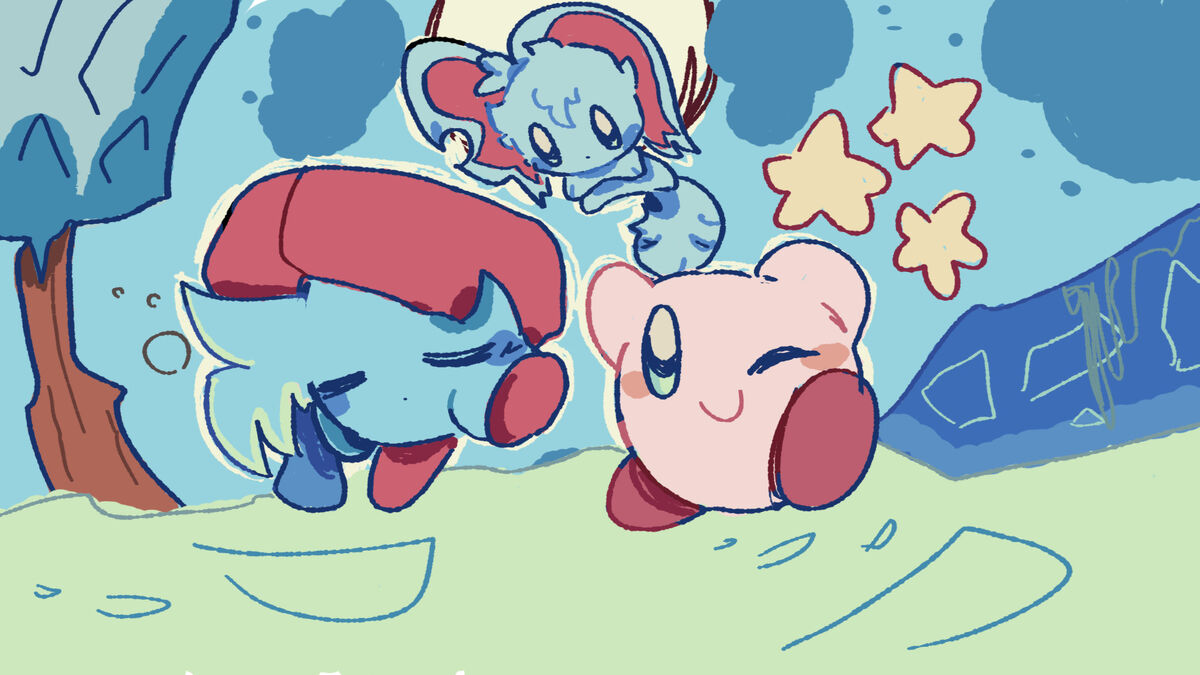 Nintendo Shares Adorable Artwork For Kirby And The Forgotten Land